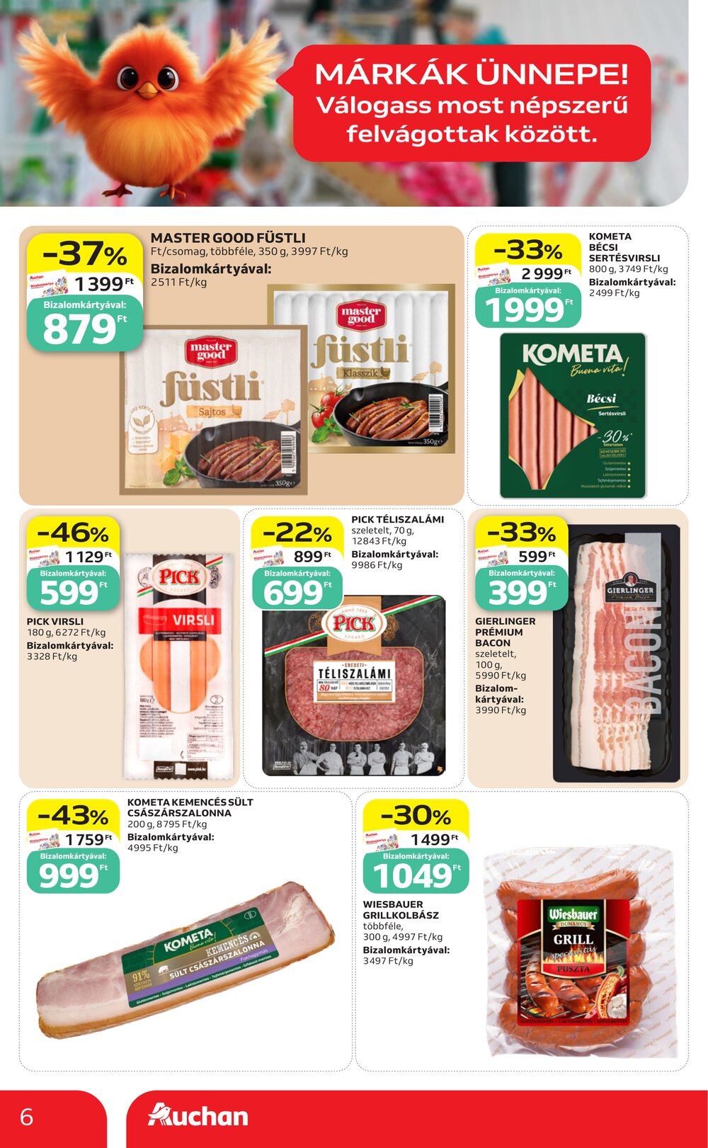 Auchan akciós újság 2026.07.23-tól - 6. oldal.