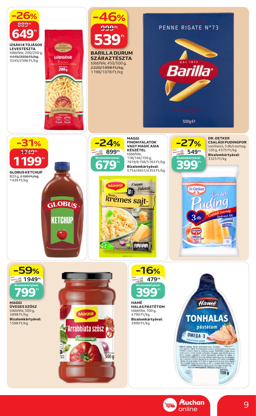 Auchan akciós újság 2026.07.23-tól - 9. oldal.
