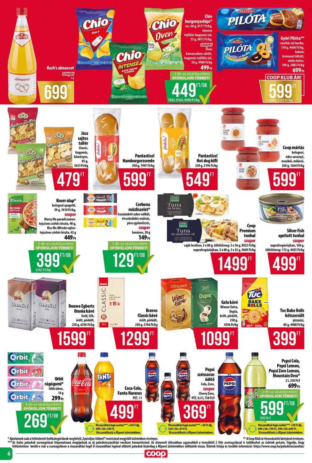 Coop akciós újság 2026.07.23-tól - 6. oldal.