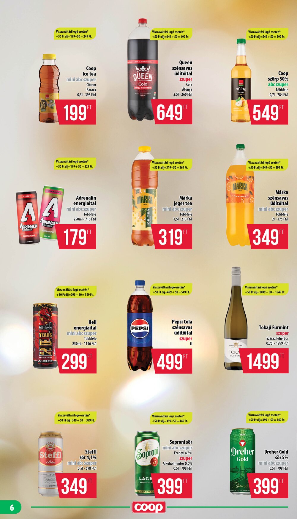 Coop akciós újság 2026.07.23-tól - 6. oldal.