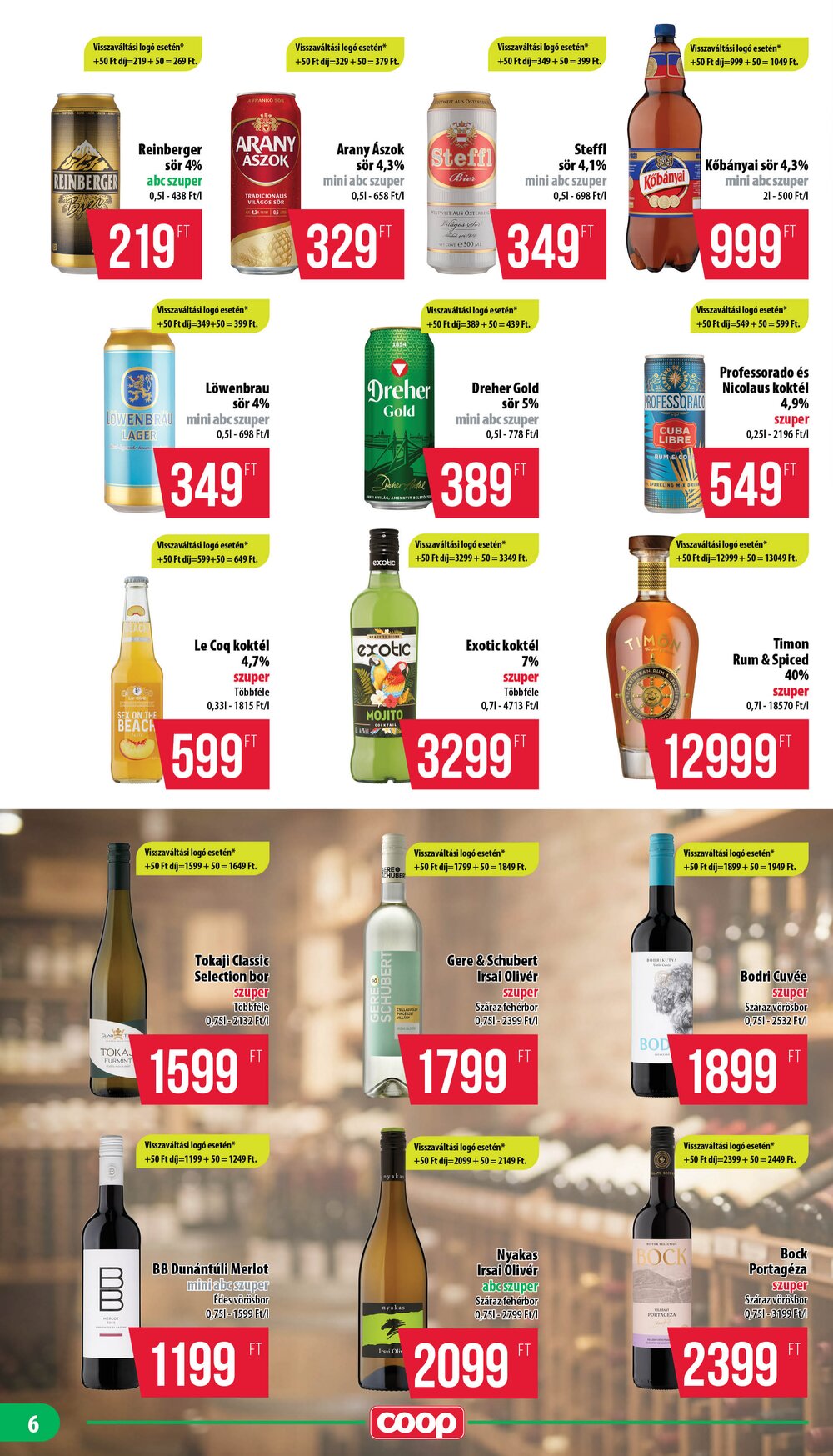 Coop akciós újság 2026.07.23-tól - 6. oldal.