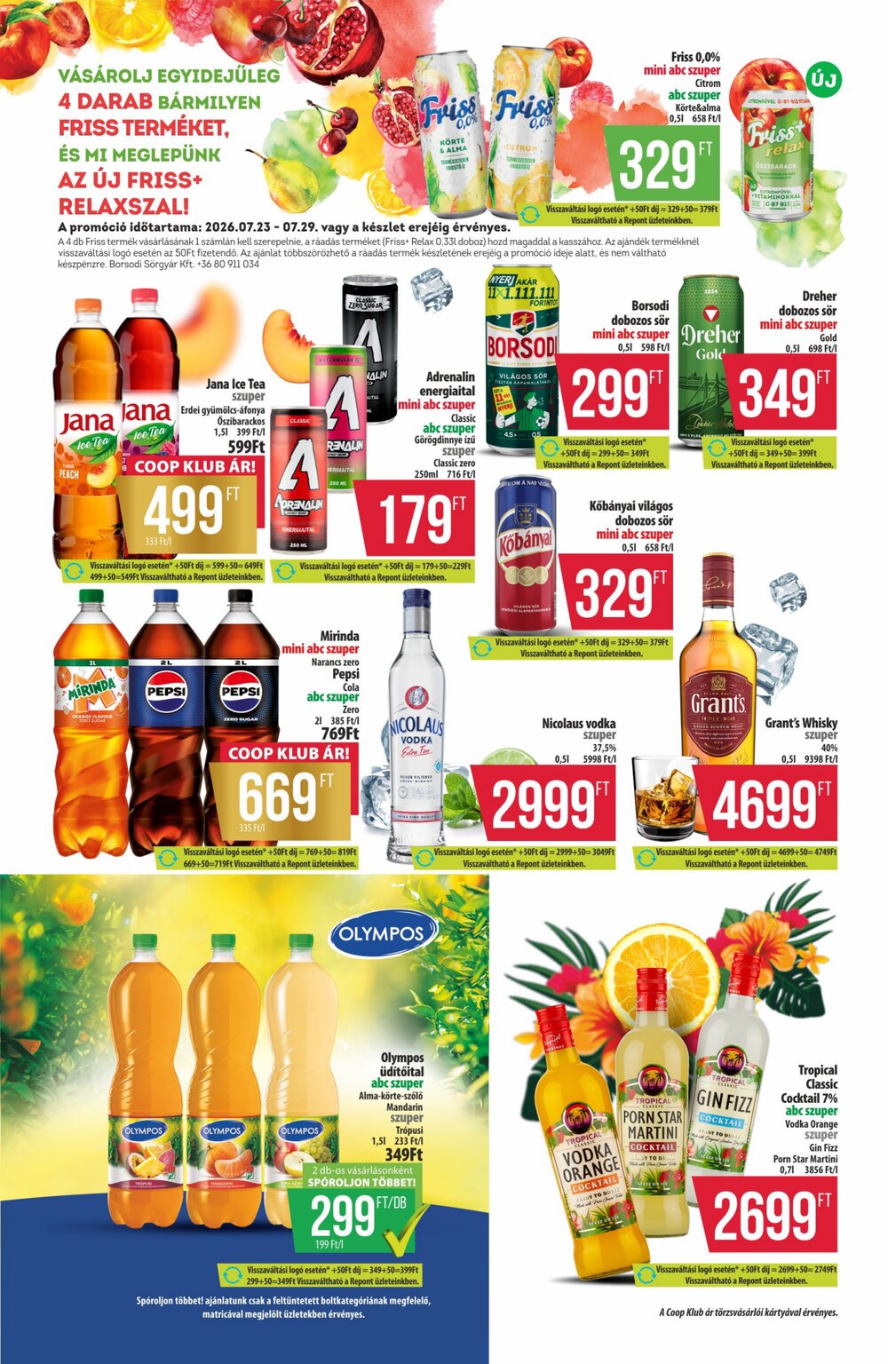 Coop akciós újság 2026.07.23-tól - 10. oldal.