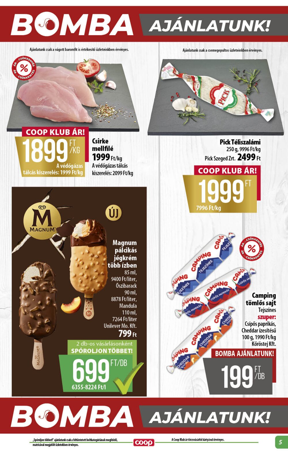Coop akciós újság 2026.07.23-tól - 5. oldal.