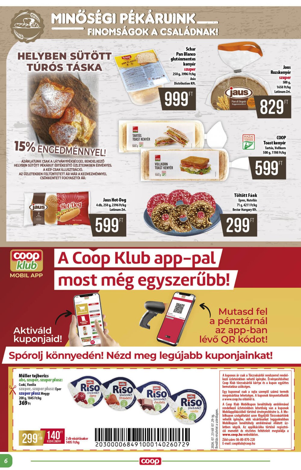 Coop akciós újság 2026.07.23-tól - 6. oldal.