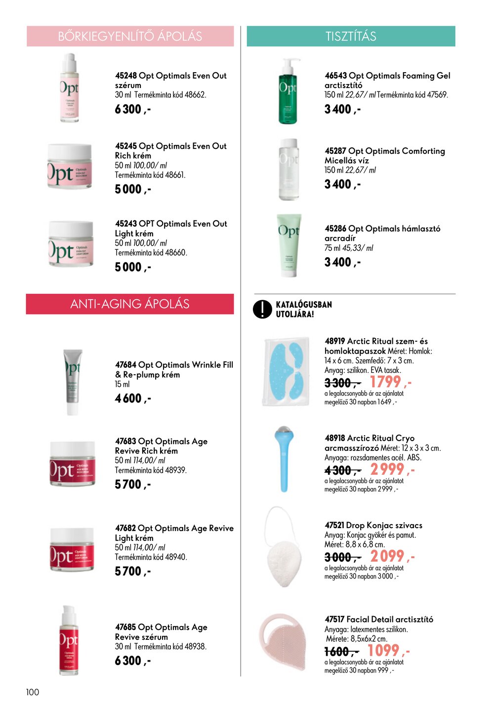 Oriflame akciós újság 2026.07.29-től - 100. oldal.