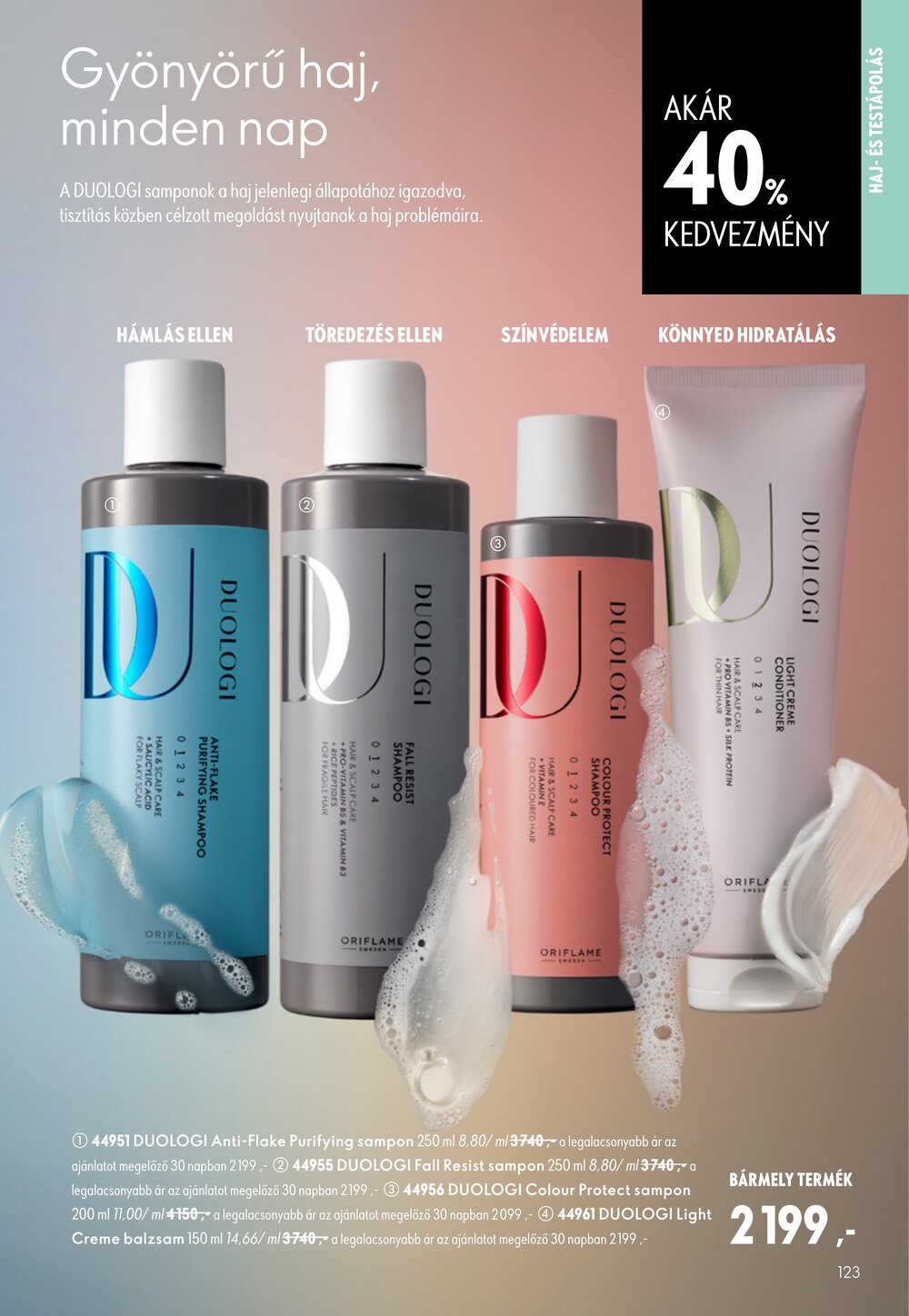 Oriflame akciós újság 2026.07.29-től - 123. oldal.
