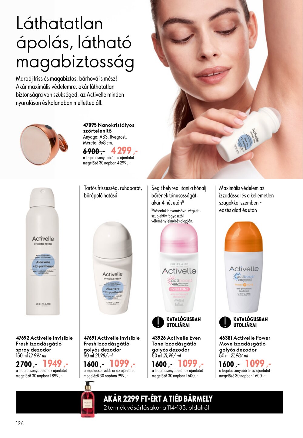 Oriflame akciós újság 2026.07.29-től - 126. oldal.