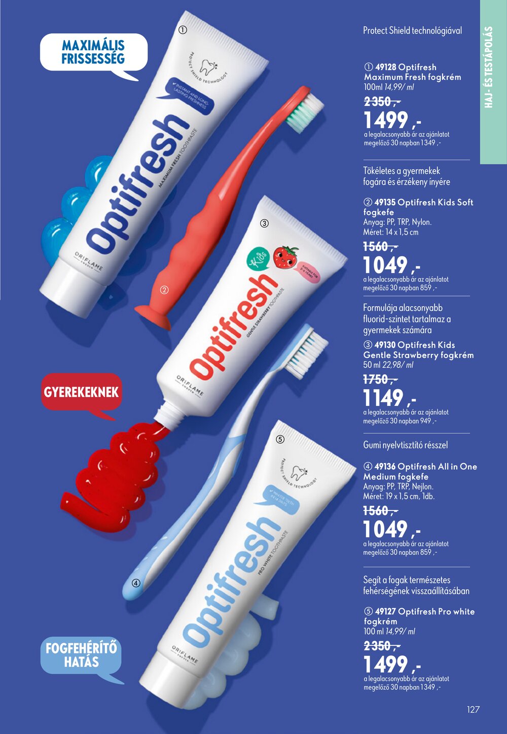 Oriflame akciós újság 2026.07.29-től - 127. oldal.