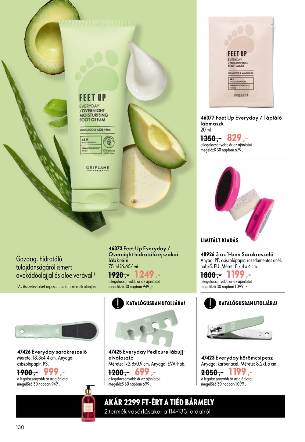 Oriflame akciós újság 2026.07.29-től - 130. oldal.