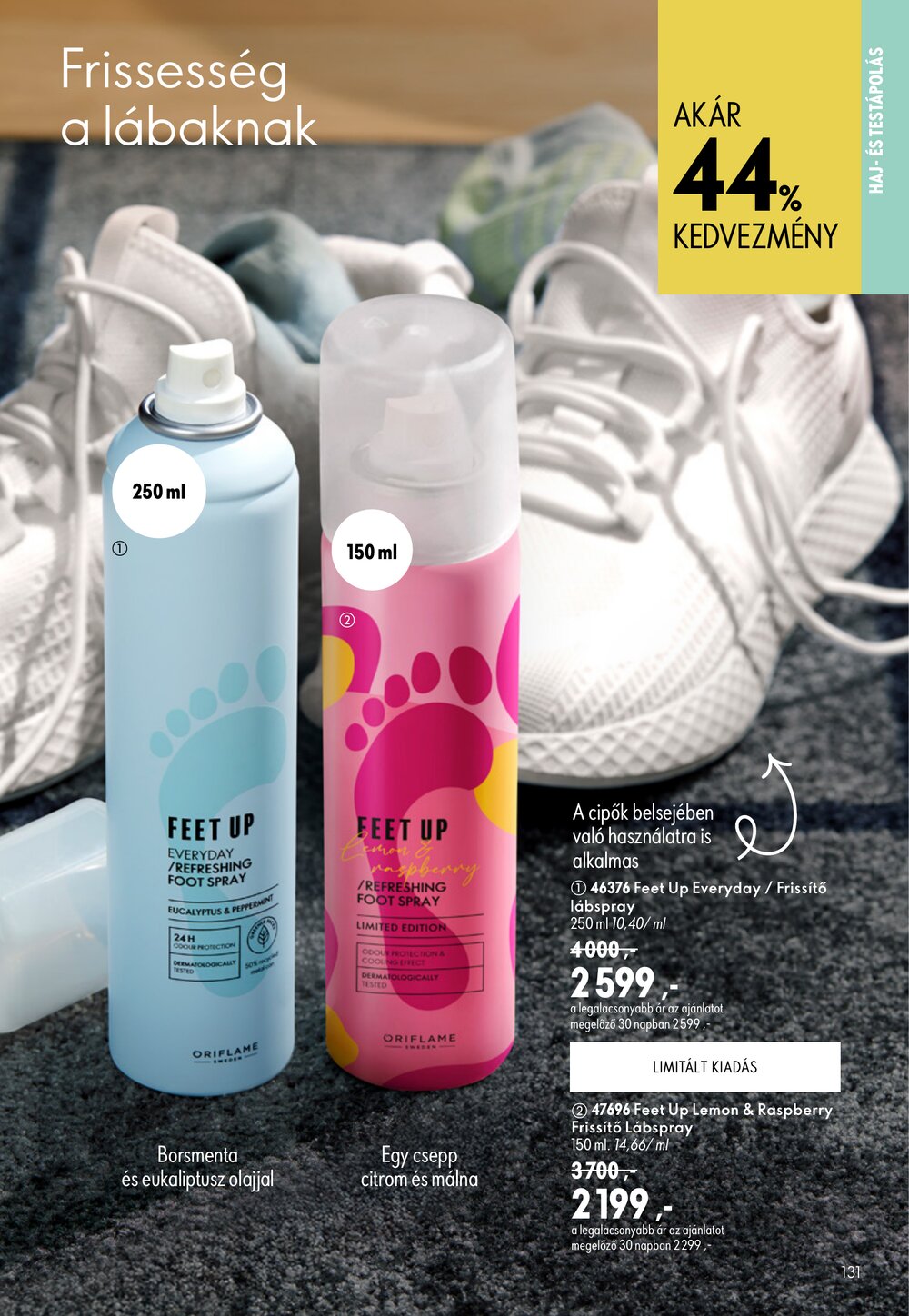Oriflame akciós újság 2026.07.29-től - 131. oldal.