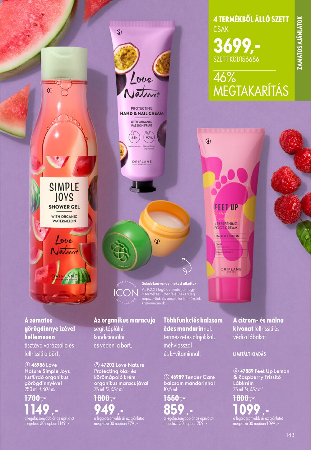 Oriflame akciós újság 2026.07.29-től - 143. oldal.