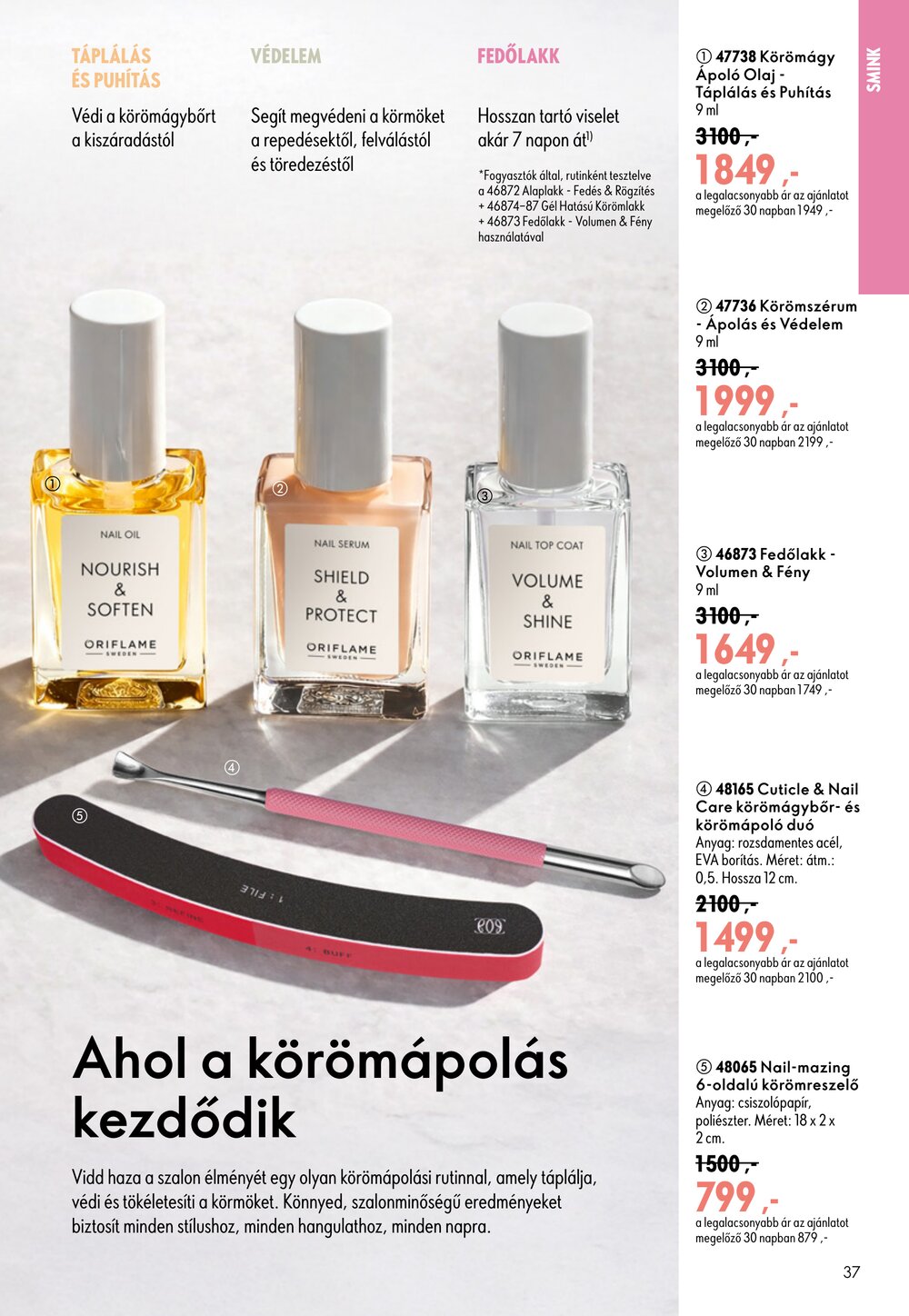 Oriflame akciós újság 2026.07.29-től - 37. oldal.