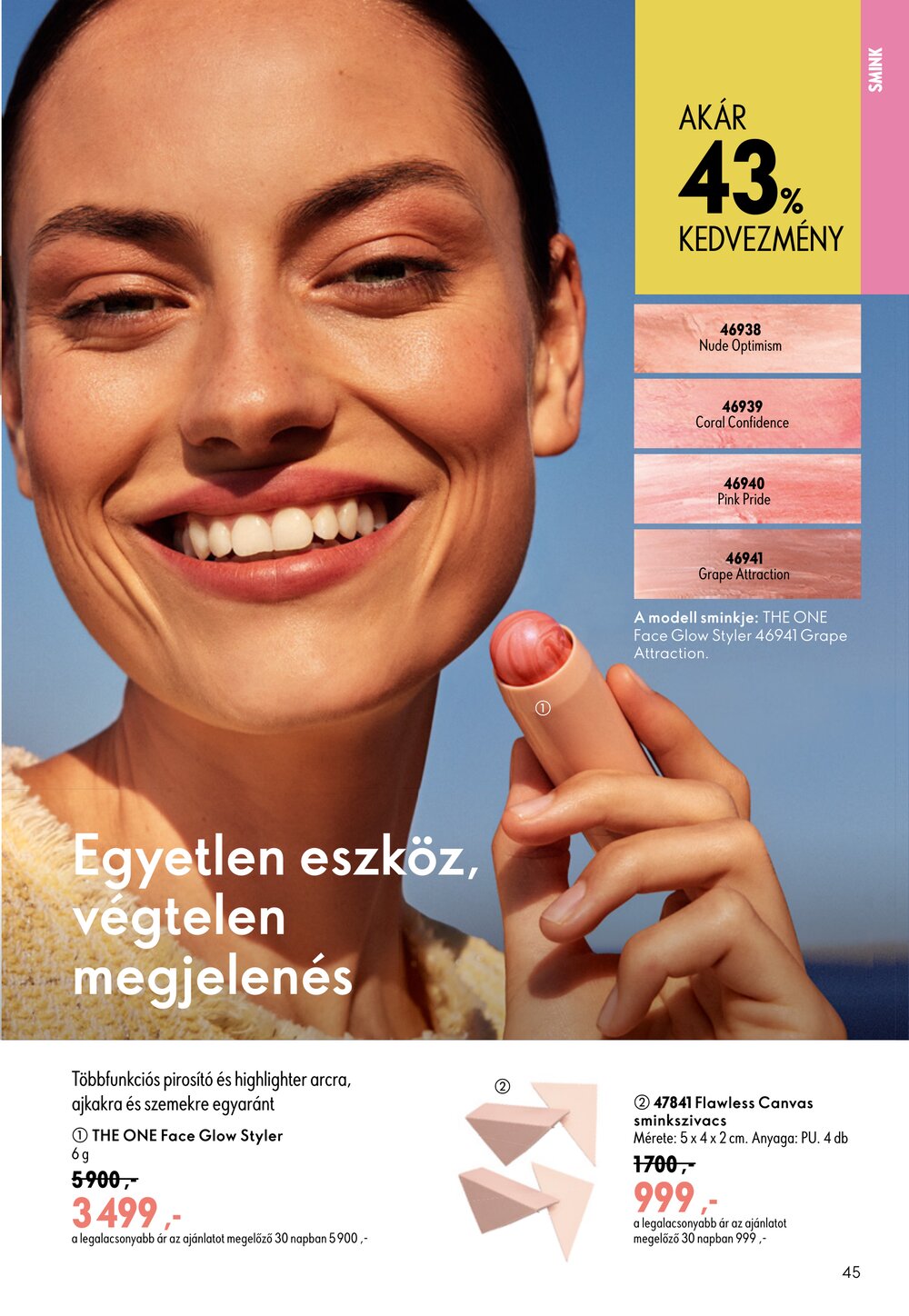 Oriflame akciós újság 2026.07.29-től - 45. oldal.