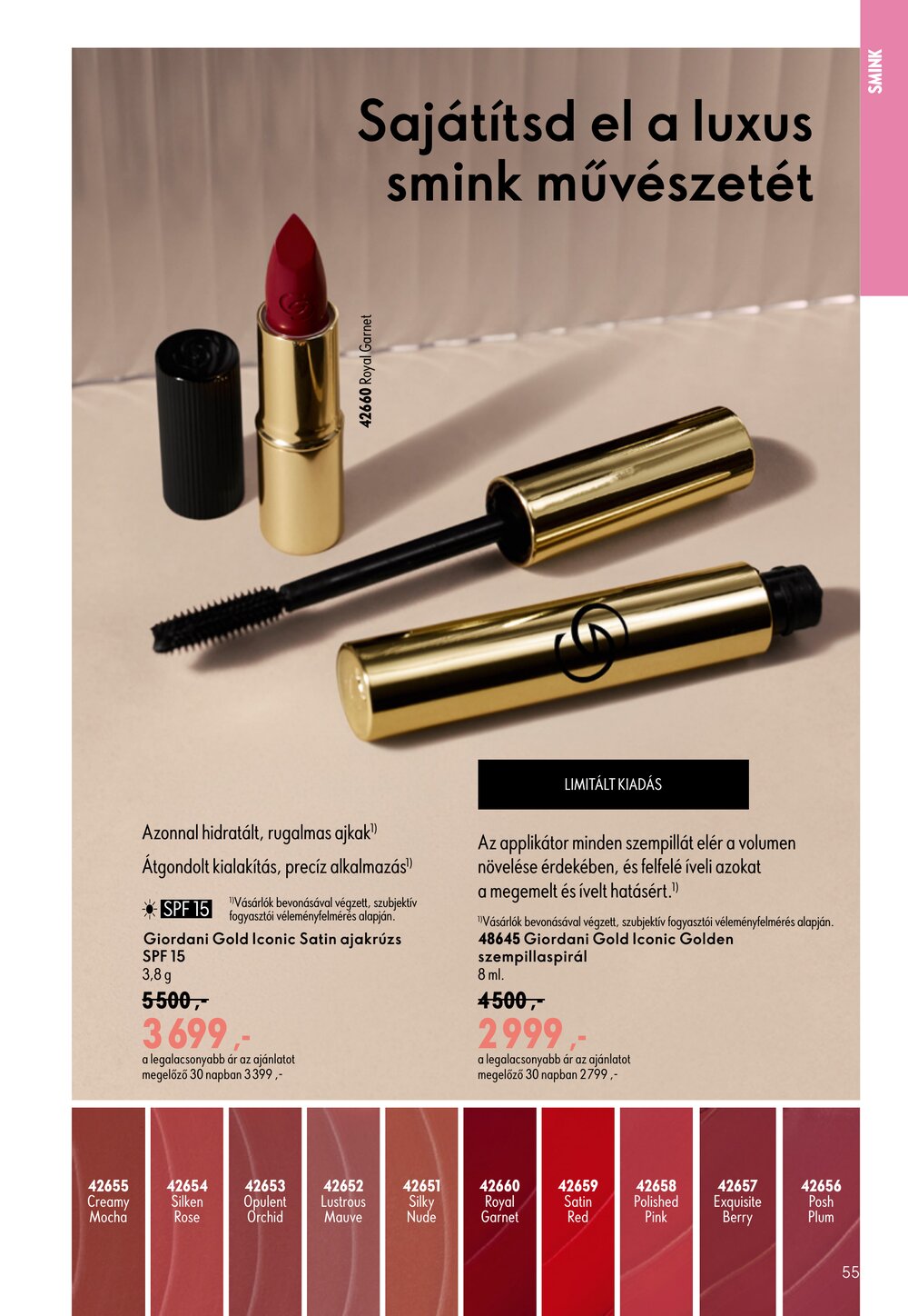 Oriflame akciós újság 2026.07.29-től - 55. oldal.
