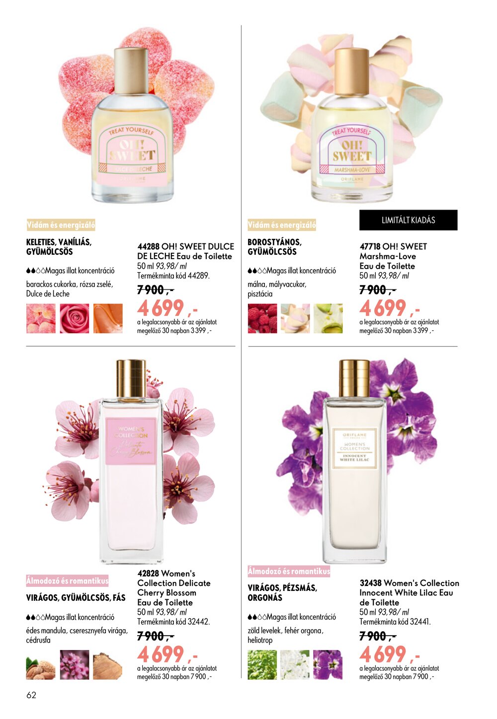 Oriflame akciós újság 2026.07.29-től - 62. oldal.