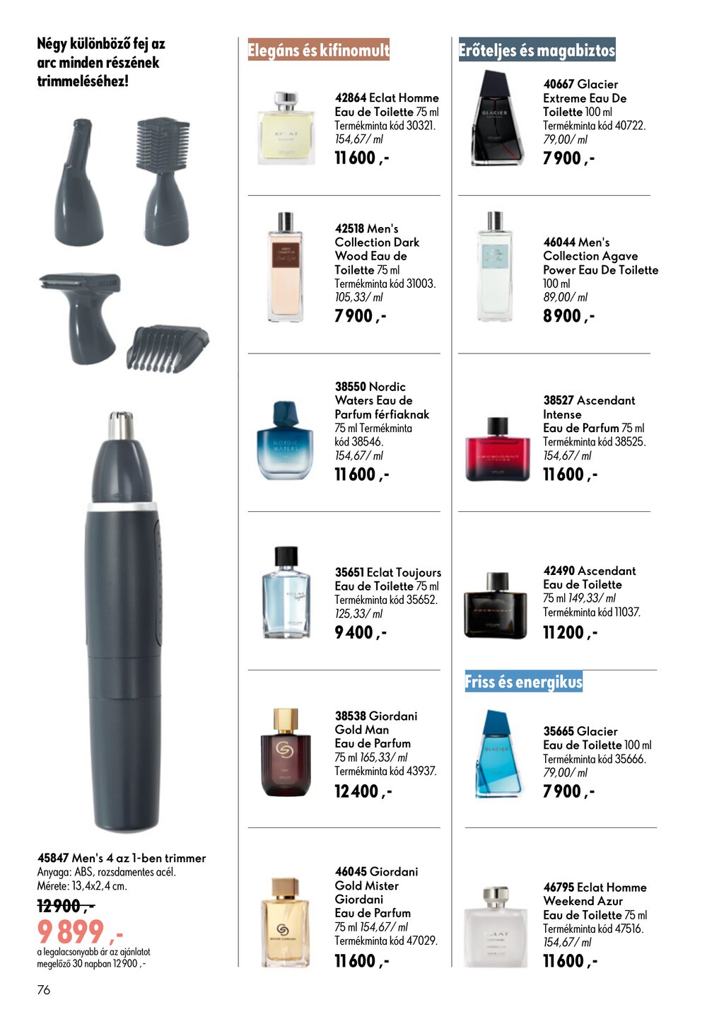 Oriflame akciós újság 2026.07.29-től - 76. oldal.