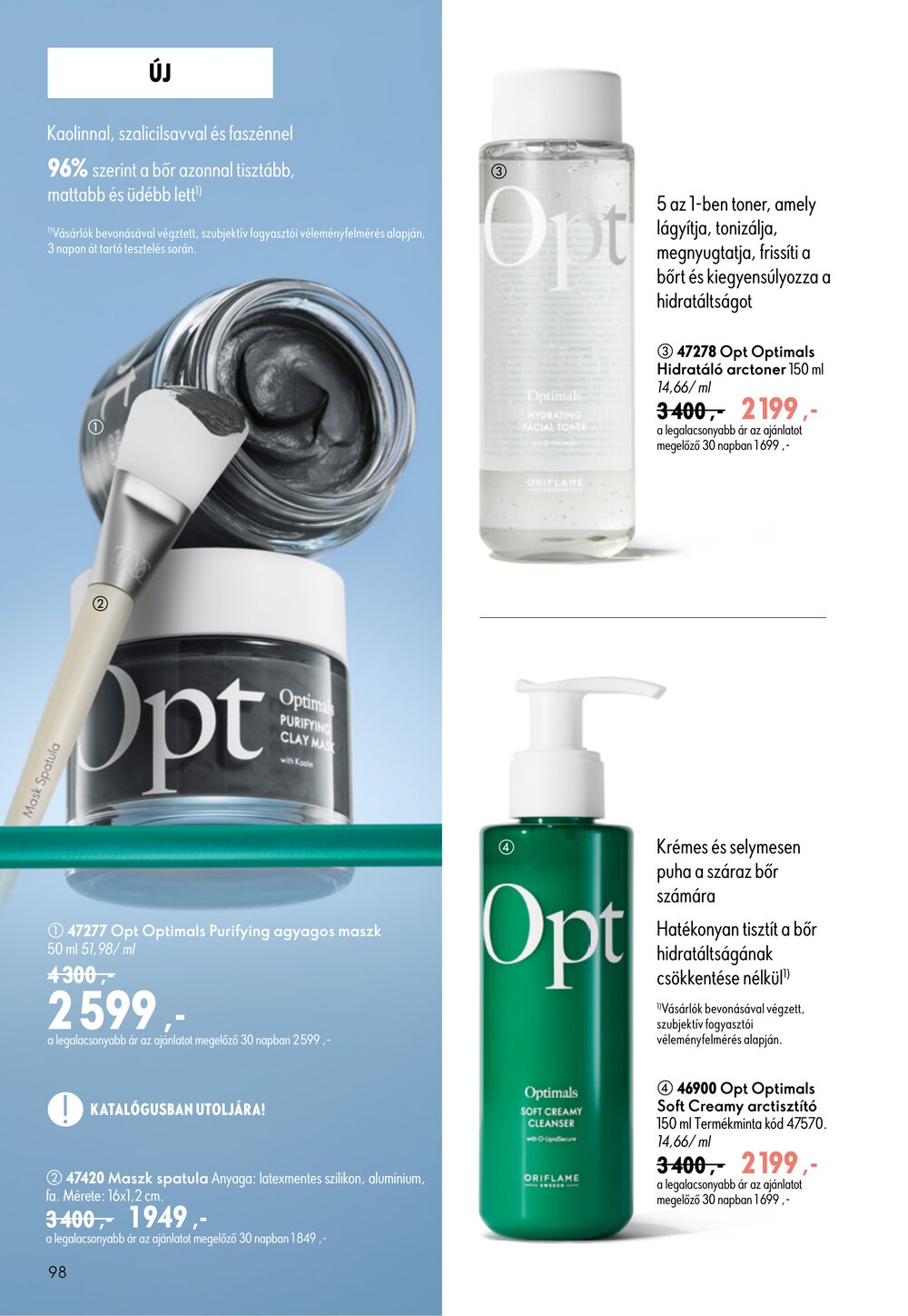Oriflame akciós újság 2026.07.29-től - 98. oldal.