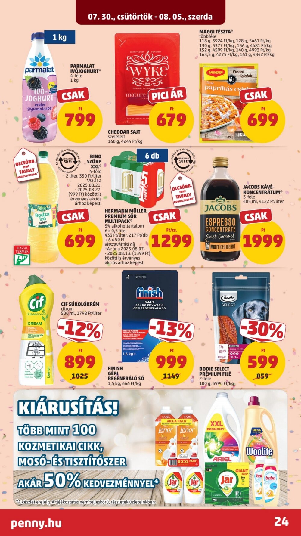 Penny Market akciós újság 2026.07.30-tól - 27. oldal.