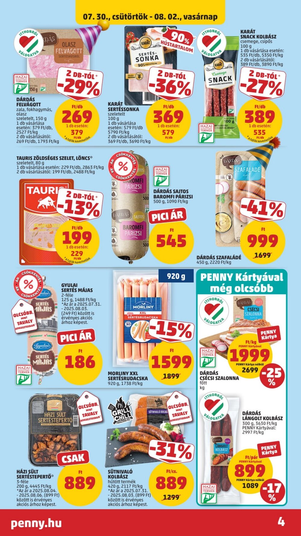 Penny Market akciós újság 2026.07.30-tól - 6. oldal.