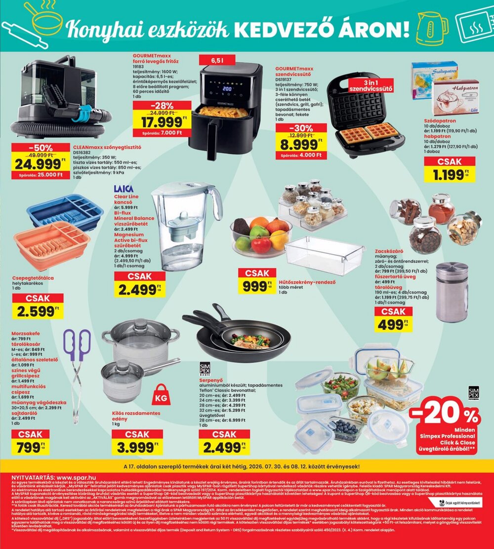Interspar akciós újság 2026.07.30-tól - 17. oldal.