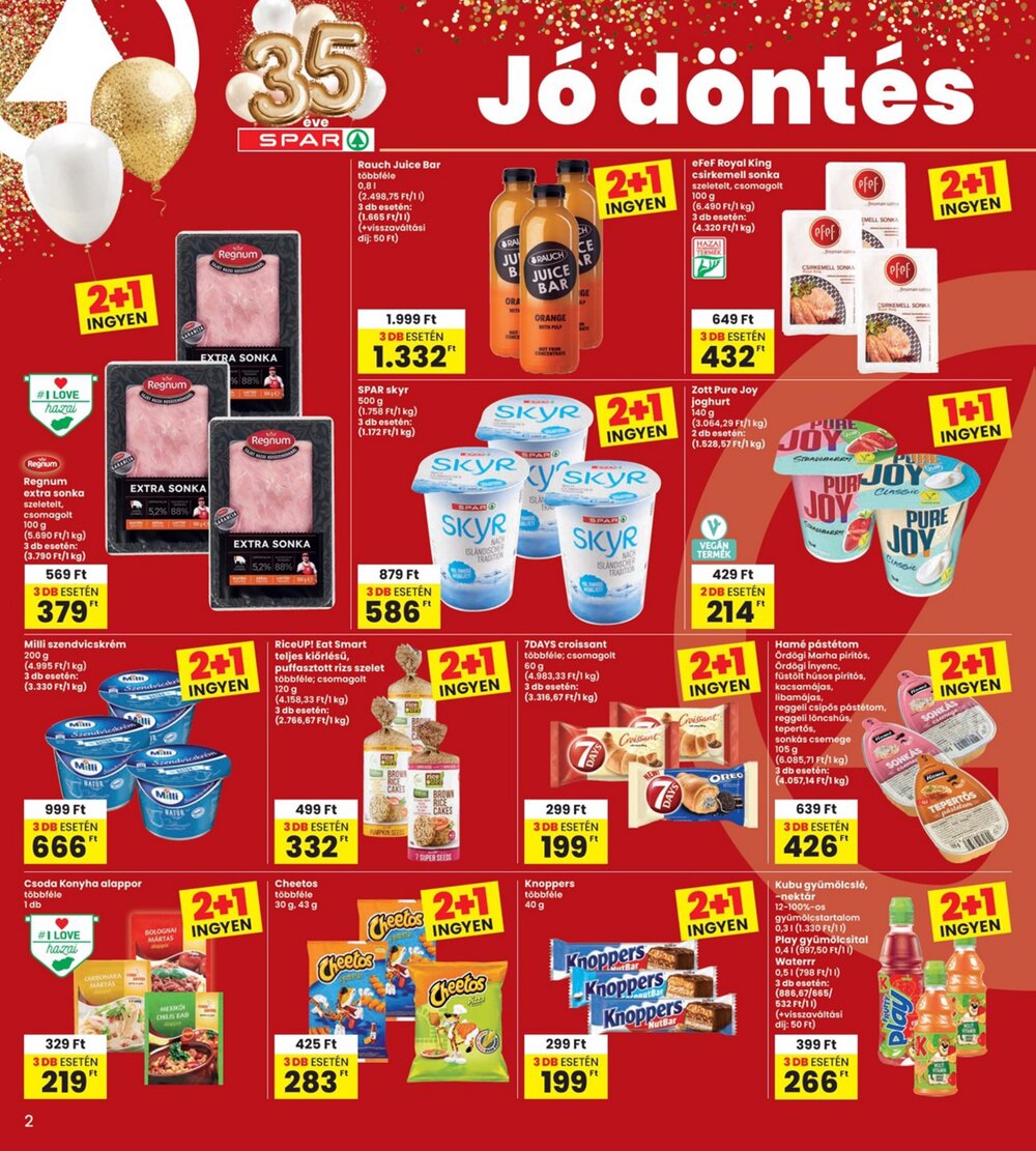 Interspar akciós újság 2026.07.30-tól - 2. oldal.