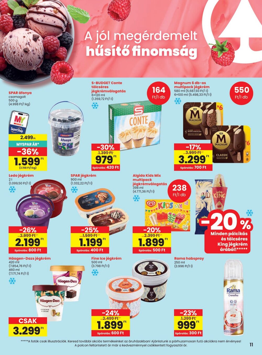 Spar akciós újság 2026.07.30-tól - 11. oldal.