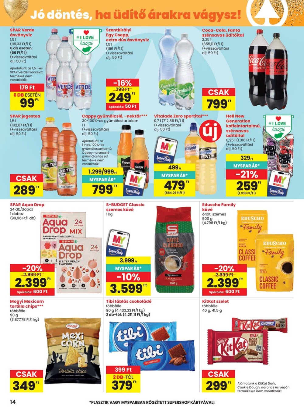 Spar akciós újság 2026.07.30-tól - 14. oldal.