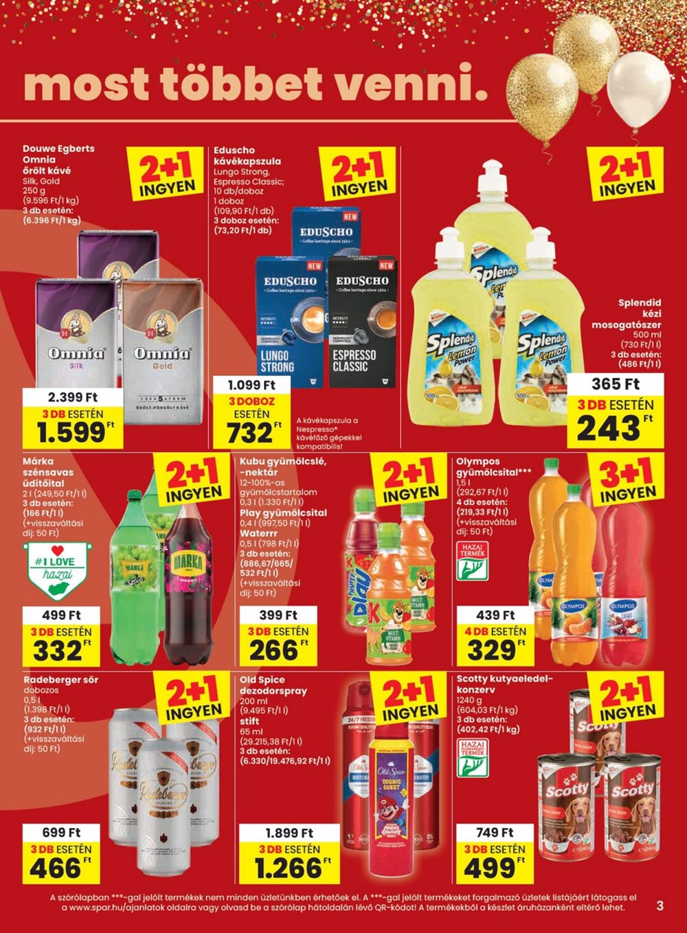 Spar akciós újság 2026.07.30-tól - 3. oldal.