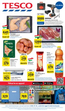 Tesco akciós újság 2026.07.30-tól