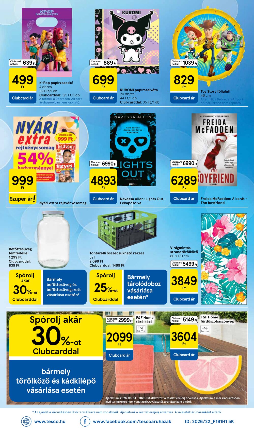 Tesco akciós újság 2026.07.30-tól - 32. oldal.