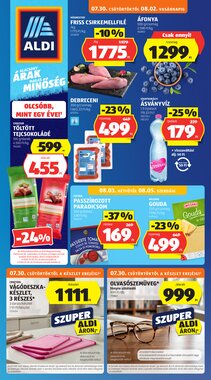 Aldi akciós újság 2026.07.30-tól
