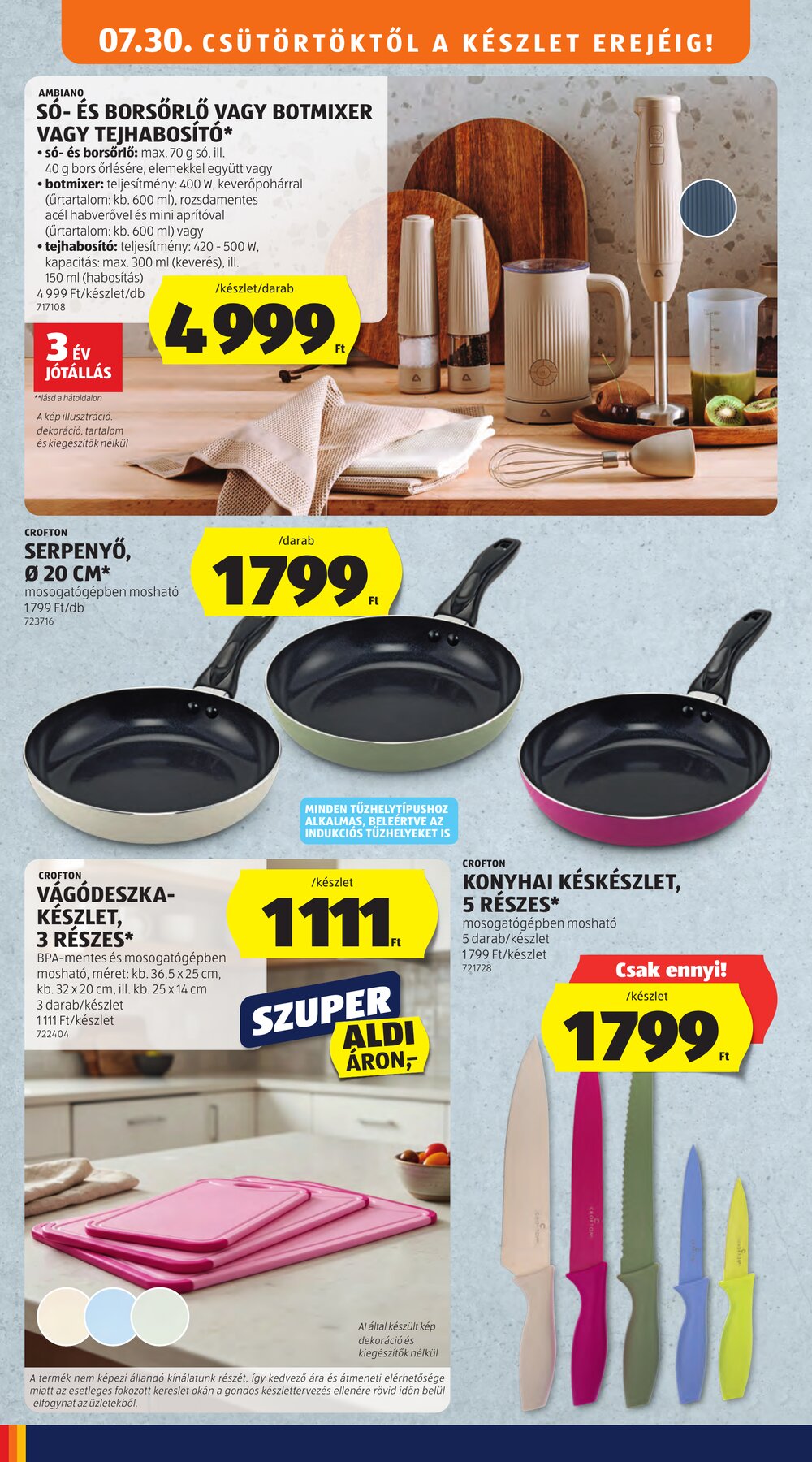 Aldi akciós újság 2026.07.30-tól - 34. oldal.