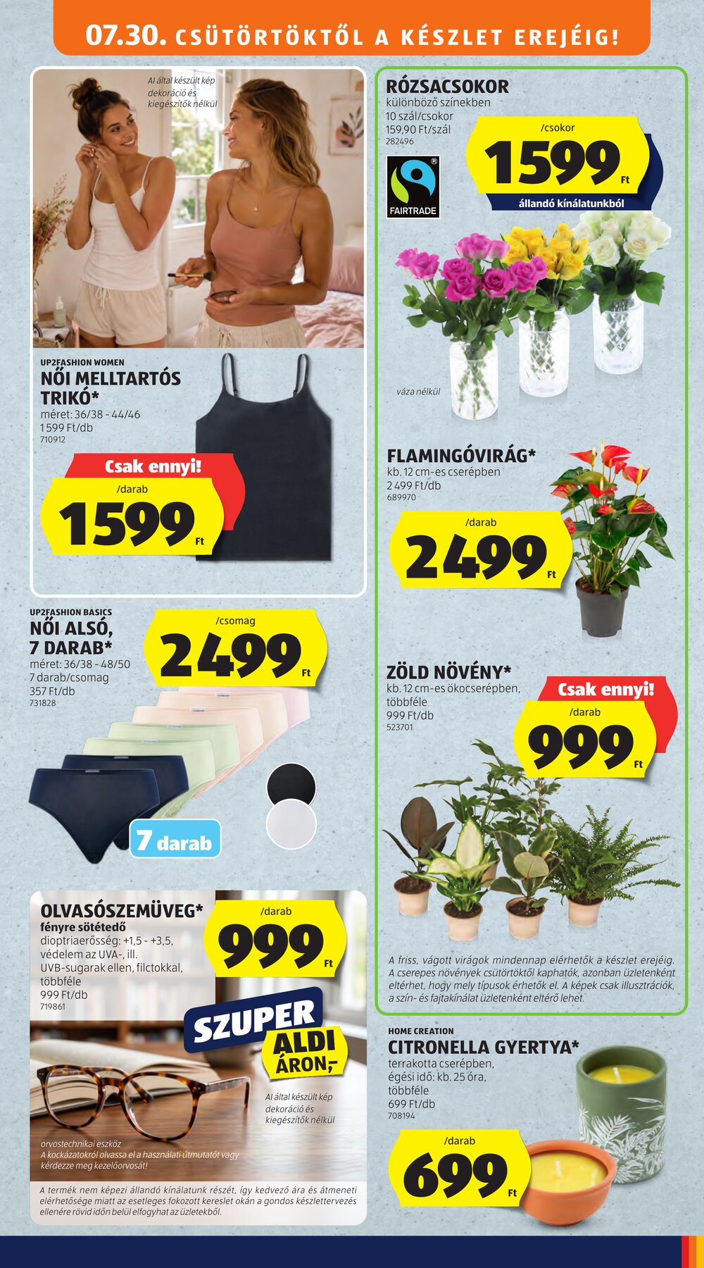 Aldi akciós újság 2026.07.30-tól - 39. oldal.