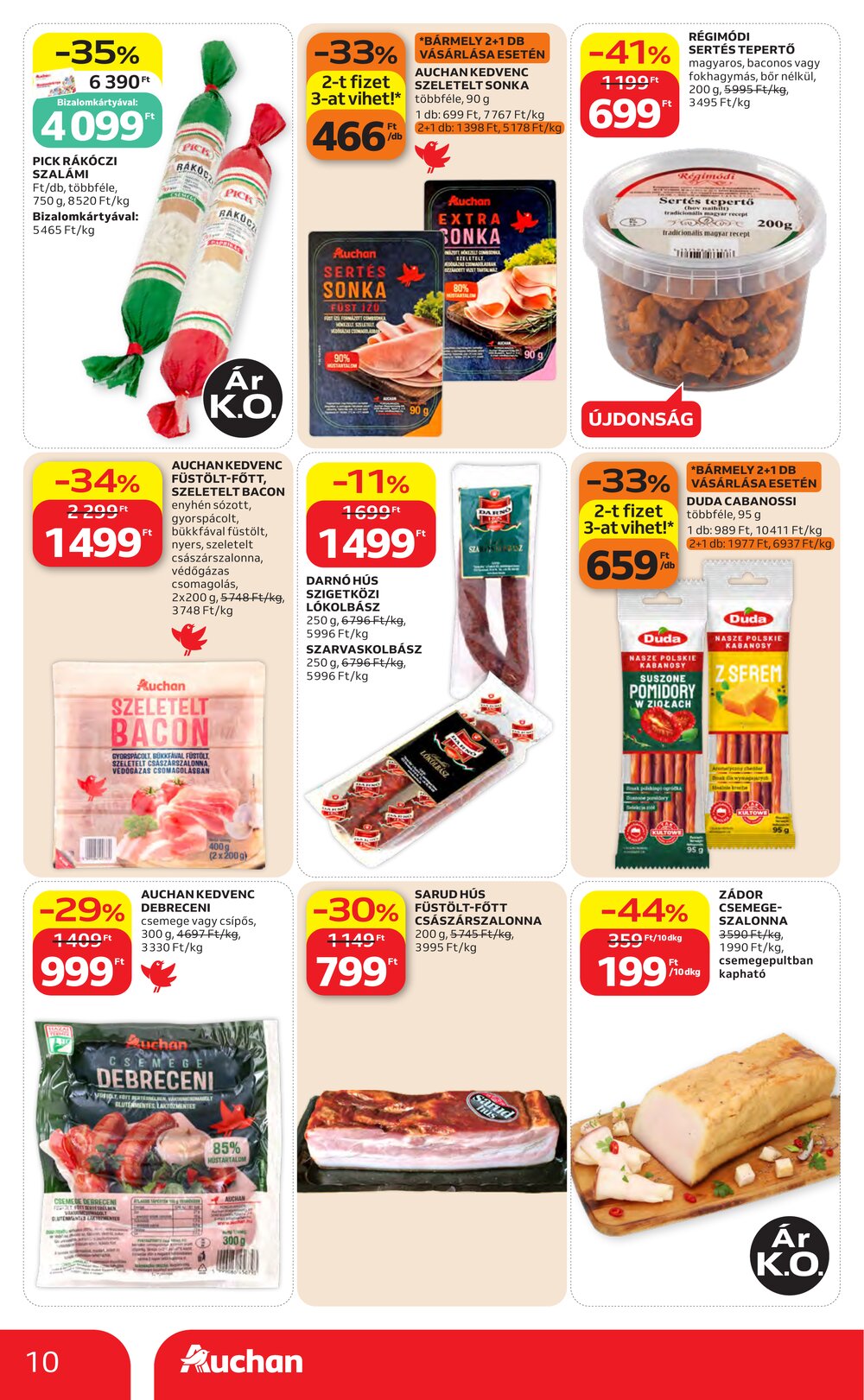 Auchan akciós újság 2026.07.30-tól - 10. oldal.