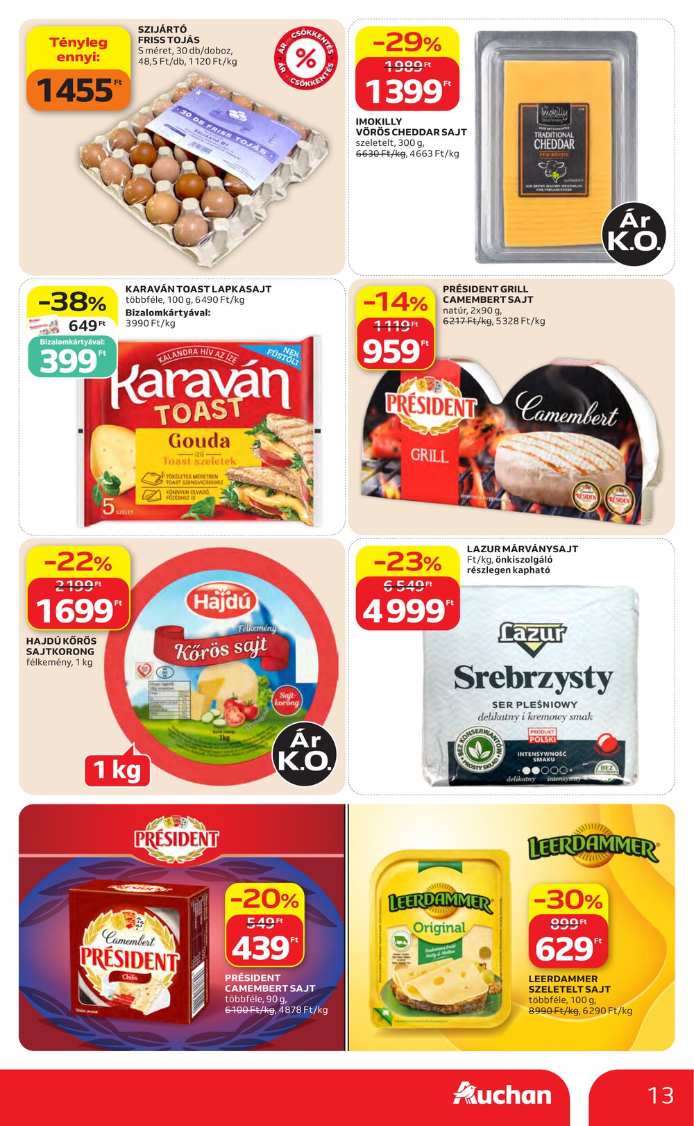 Auchan akciós újság 2026.07.30-tól - 13. oldal.