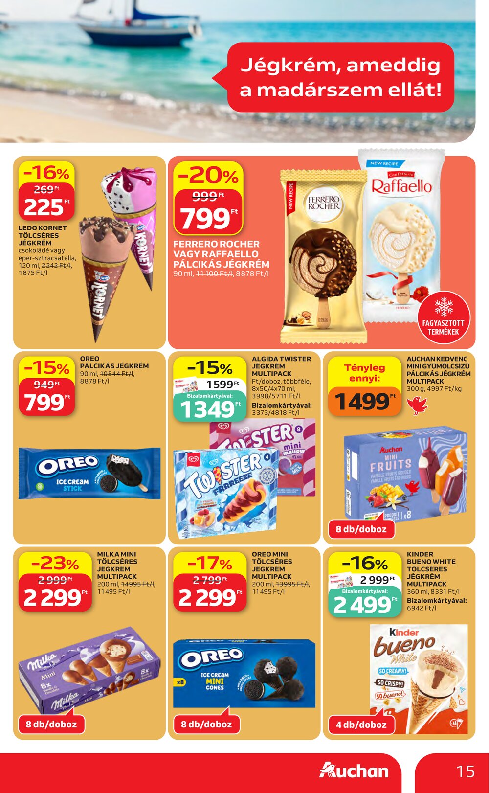 Auchan akciós újság 2026.07.30-tól - 15. oldal.