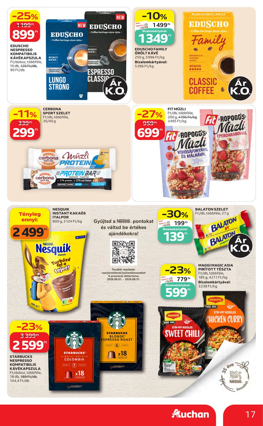 Auchan akciós újság 2026.07.30-tól - 17. oldal.