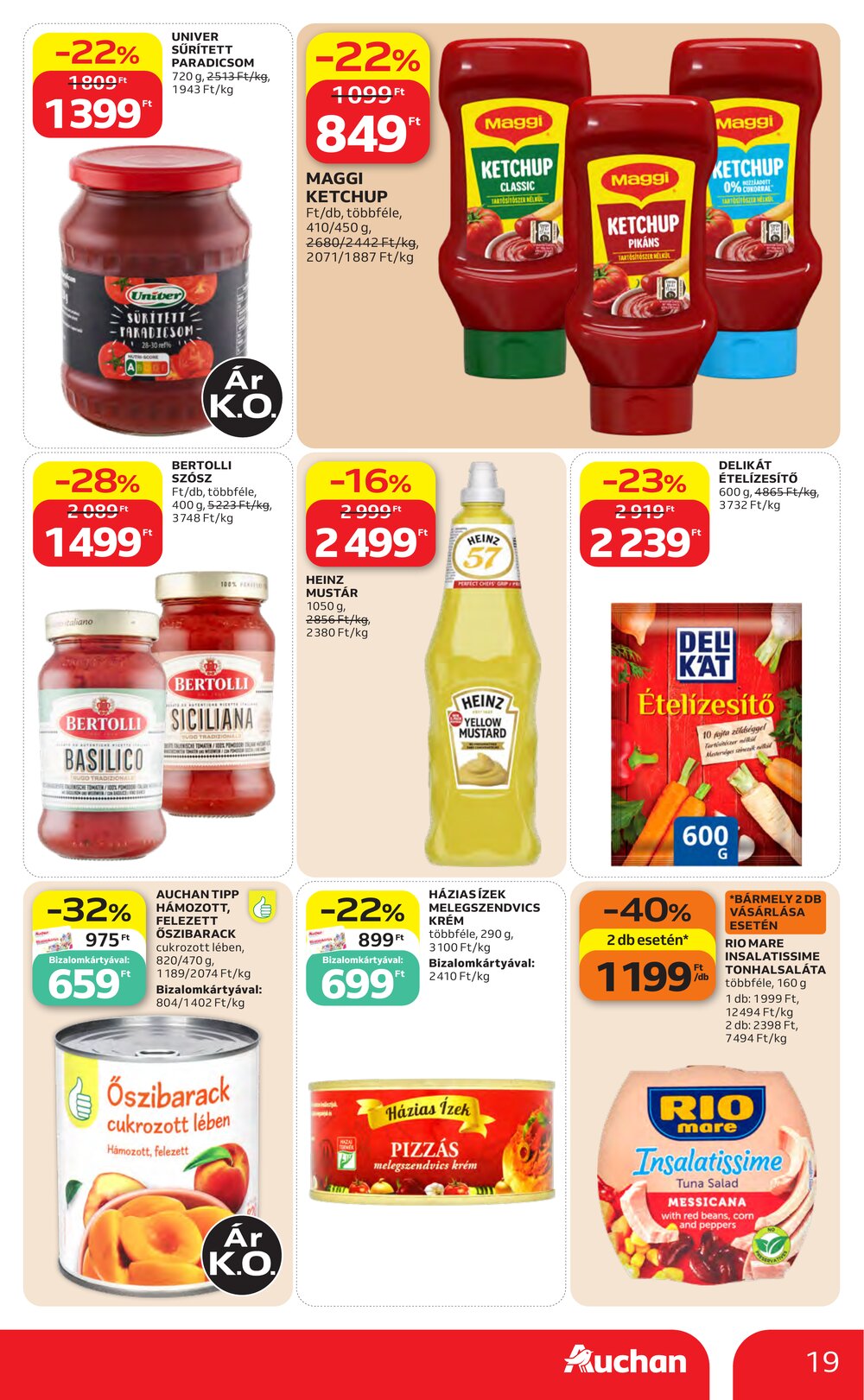 Auchan akciós újság 2026.07.30-tól - 19. oldal.