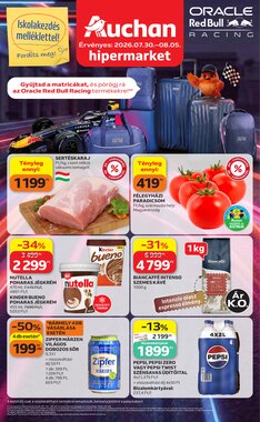 Auchan akciós újság 2026.07.30-tól