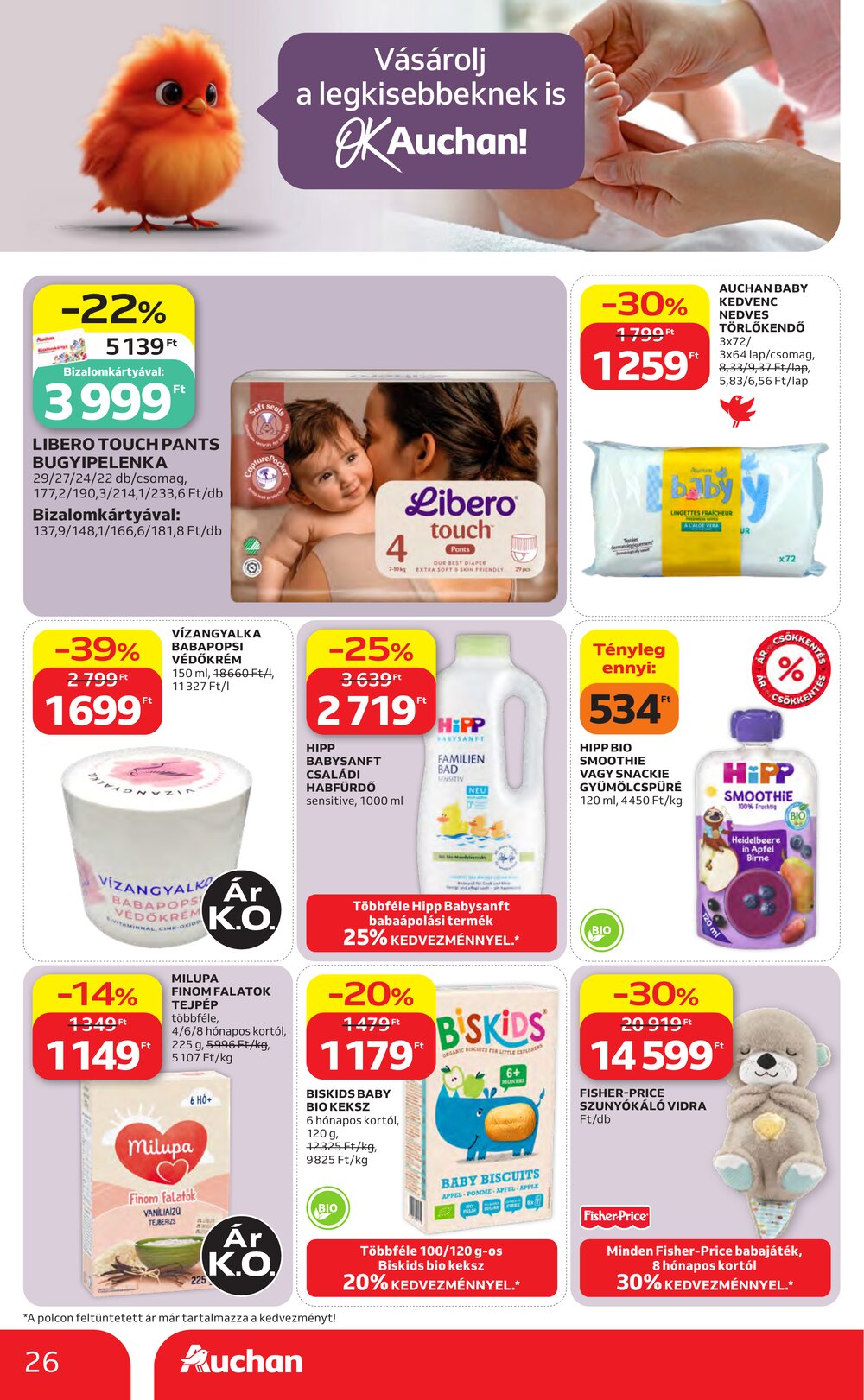 Auchan akciós újság 2026.07.30-tól - 26. oldal.
