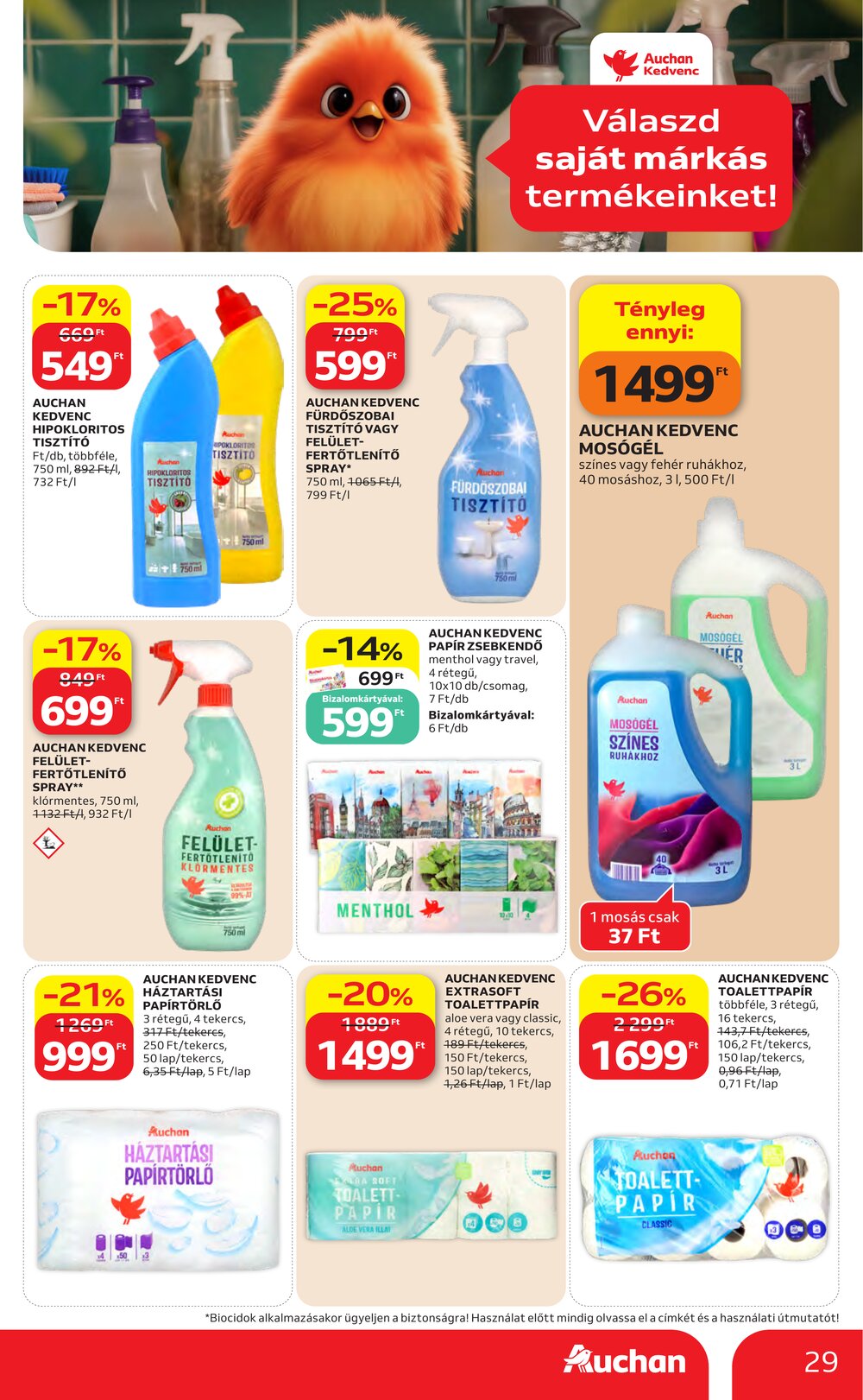 Auchan akciós újság 2026.07.30-tól - 29. oldal.
