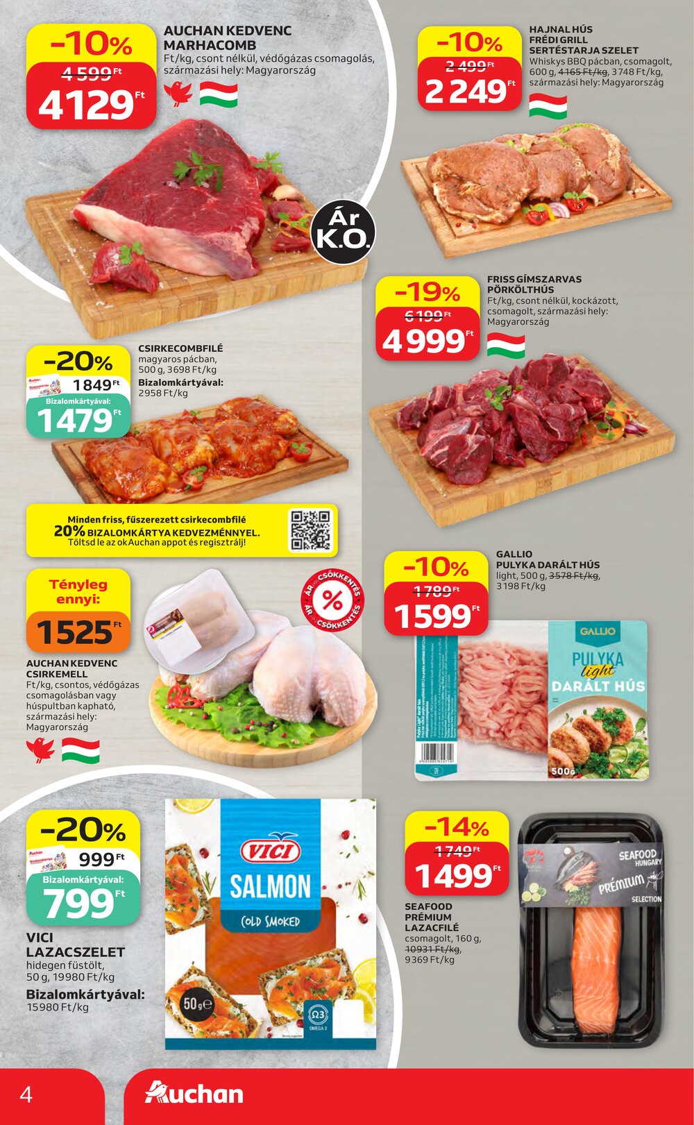 Auchan akciós újság 2026.07.30-tól - 4. oldal.