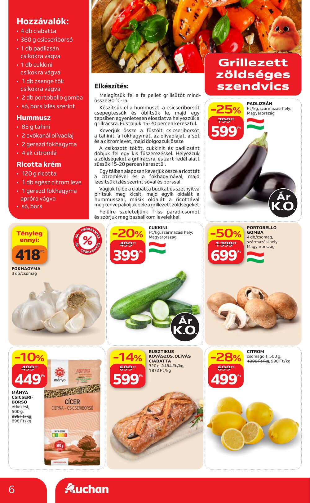 Auchan akciós újság 2026.07.30-tól - 6. oldal.