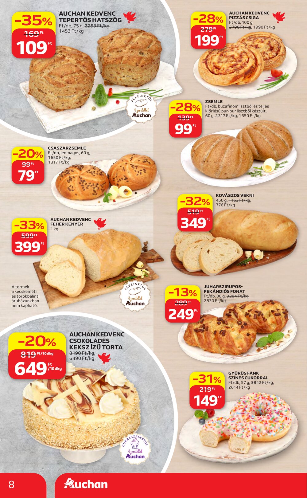 Auchan akciós újság 2026.07.30-tól - 8. oldal.