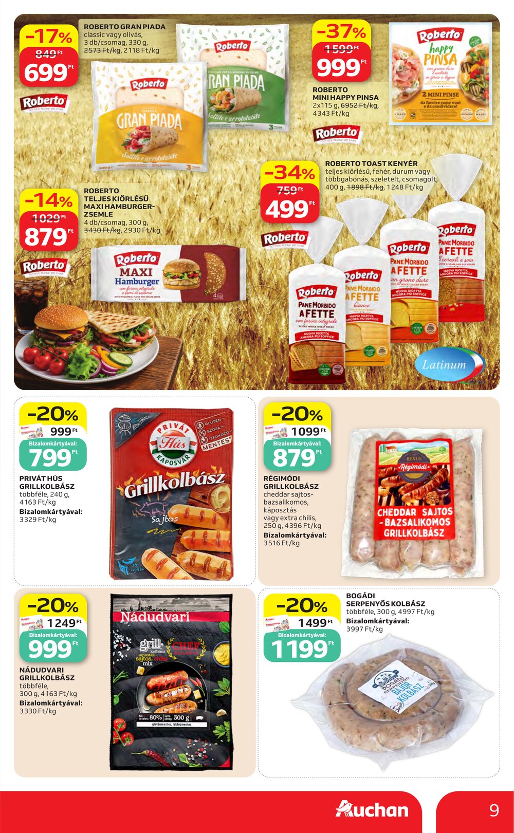 Auchan akciós újság 2026.07.30-tól - 9. oldal.