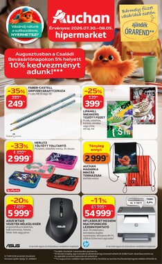 Auchan akciós újság 2026.07.30-tól