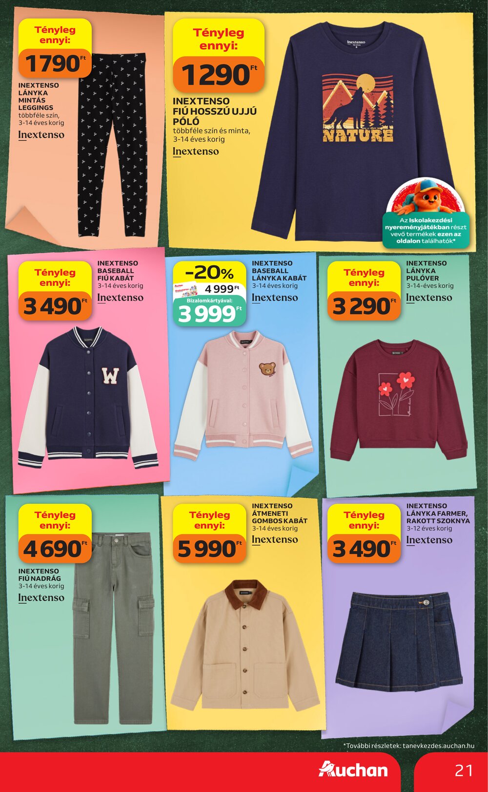 Auchan akciós újság 2026.07.30-tól - 21. oldal.