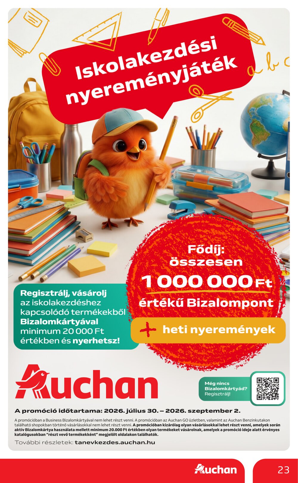 Auchan akciós újság 2026.07.30-tól - 23. oldal.