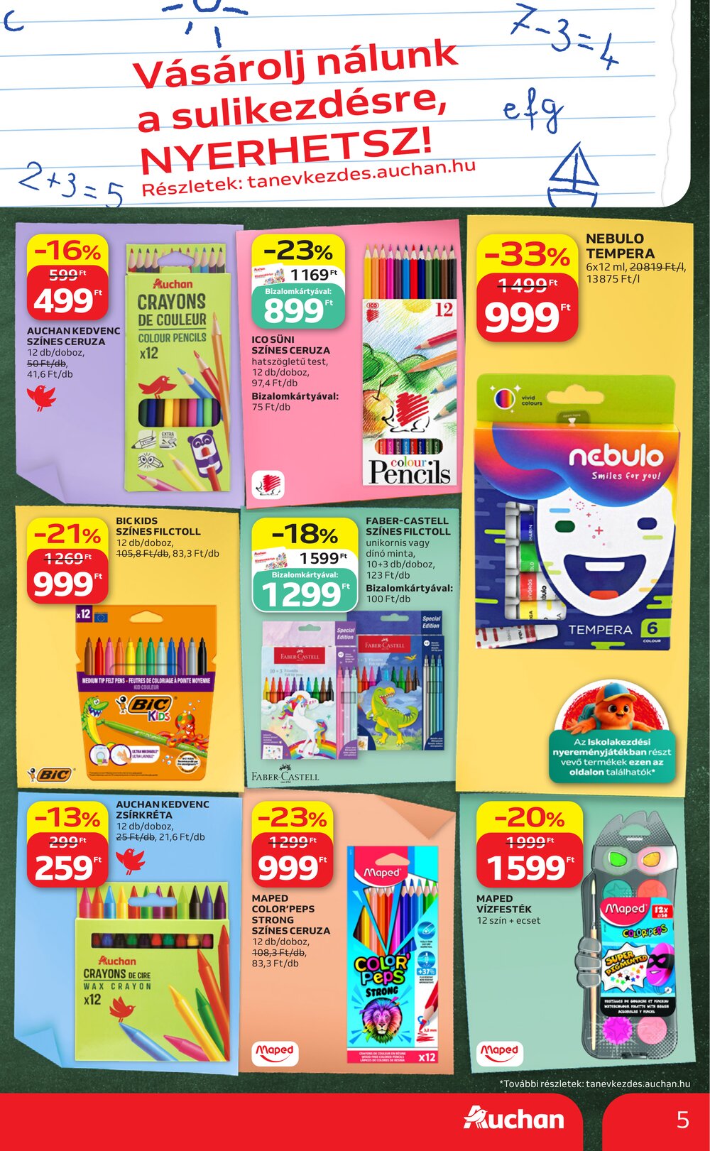 Auchan akciós újság 2026.07.30-tól - 5. oldal.