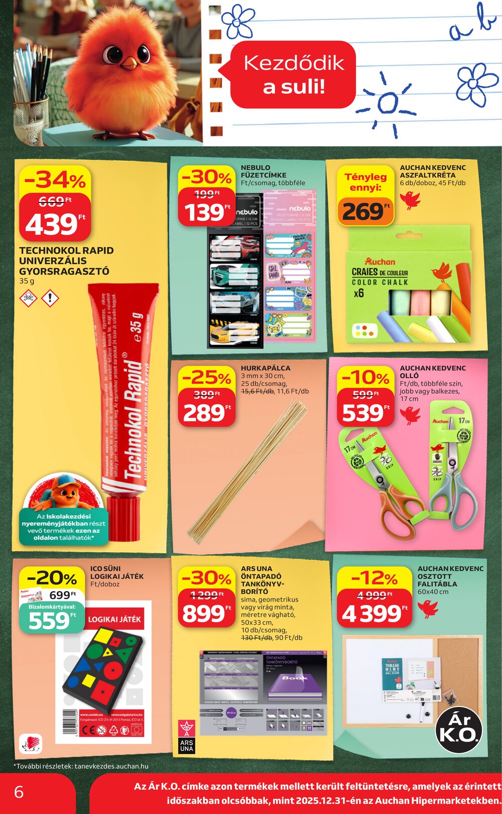 Auchan akciós újság 2026.07.30-tól - 6. oldal.